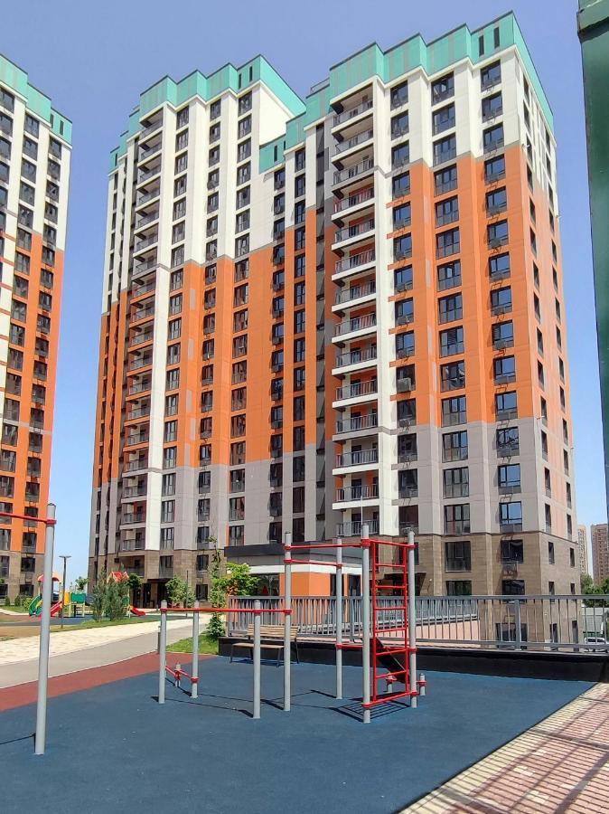 Апартаменты В Жк Laketown На Берегу Озера Almaty Exterior foto